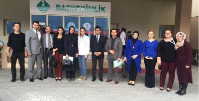 Konya Kamu Hastaneler Birli�i Genel Sekreterlik ekibinin Hastanemizi ziyareti...